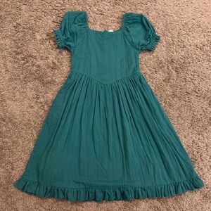 Kate Quinn Puff Sleeve V-Waist Princess Dress